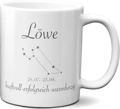 Sternzeichen Löwe Tasse - 325ml