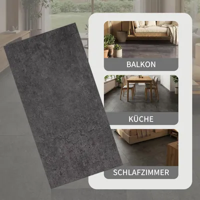 Produktbild von 36 Stück Vinylboden PVC Bodenbelag Laminatboden Selbstklebende Fliesen Marmor Bodenfliesen Vinyl Dielen Vinyl Fliesen Fliesenaufkleber , Je 60x30cm
