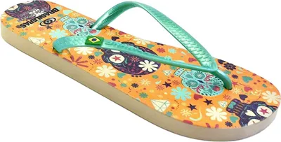 Produktbild von Brasileras Damen-Strandsandalen Grün, Gr. 36/37