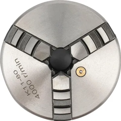 Produktbild von Selbstzentrierendes Spannfutter, 3-Backen-Design, langlebige Konstruktion, 80mm