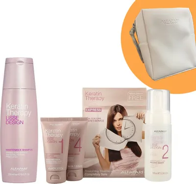 Produktbild von Keratin Therapie Lisse Design Glättung Behandlung Kit + Shampoo 250ml