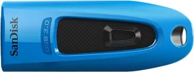 Produktbild von SanDisk Ultra 32GB USB 3.0, 32 GB, USB Typ-A, 3.2 Gen 1 (3.1 Gen 1), 100 MB/s, Dia, Blau
