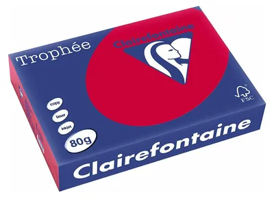 Produktbild von Clairefontaine Trophée A4, A4 (210×297 mm), Kirsche, Copying