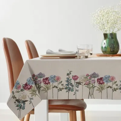 Produktbild von Eurofirany Tischdecke Gobelin beige 180 cm x 140 cm