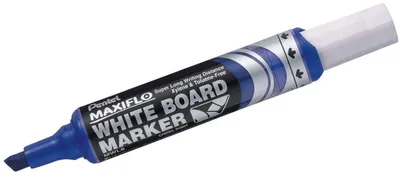 Produktbild von Whiteboardmarker Maxiflo 2-5,9mm Keilspitze blau Packung mit 12 Stück
