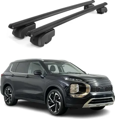 Obrázok produktu pre Priečne strešné nosiče pre Mitsubishi Outlander 2020–2021, 2 ks, hliník, ABE