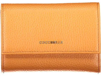 Produktbild von Damen-Geldbörse Orange Metallic mit Münzfach und Kartenfächern