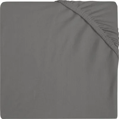 Produktbild von Jollein Jersey Spannbettlaken Storm Grey 75 x 95 cm