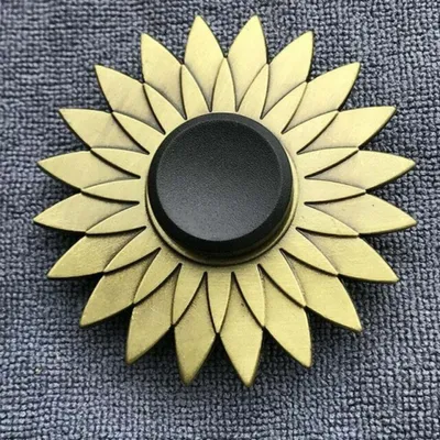 Produktbild von Tinisu Fidget Spinner Kreisel Anti Stress Rainbow Metall Finger ADHS