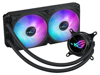 Produktbild von ASUS ROG Strix LC III 240 ARGB, All-in-One-Flüssigkeitskühler, 12 cm, Schwarz