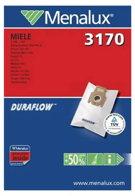 Image de Menalux 3170 Accessoires d'aspirateur / sac à poussière supplémentaire pour aspirateur à manche