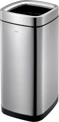 Produktbild von EKO - Laguna Abfalleimer Open Top 35 Liter - Stainless steel Plastic - Matt Edelstahl