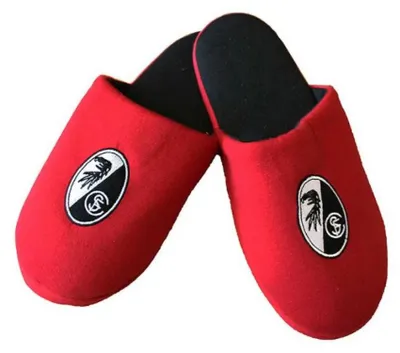 Produktbild von SC Freiburg Hausschuhe "Logo" Gr. 44/45