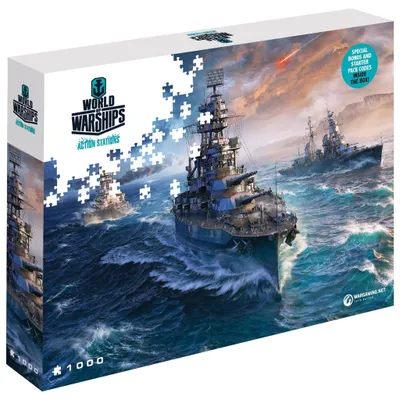 Zdjęcie produktu dla Puzzle World of Warships - Gotowi do bitwy - 1000 tys