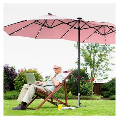 Produktbild von Sonnenschirmständer - Sonnenschirmhalter aus Schwermetall mit Erdspieß für Strand, Sand und Rasen