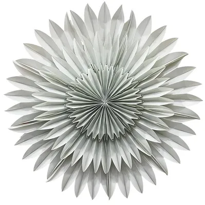 Only Natural – Papier-Lampenschirm – Weiß – 40 cm – Ansicht 1