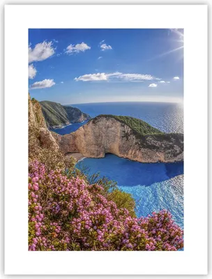 Produktbild von Poster - Poster ohne Rahmen - Meer Sommer Blume - 30x40 cm - Wand Bild - Wanddeko - Wandbilder - Kunstposter - Wandposter - Bilder - Kunstdruck - Wanddekoration - Wandbild - P2XPA30x40-3741
