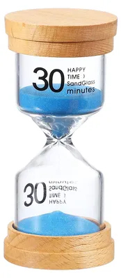 Produktbild von Sanduhren Set - 30 Minuten Zeitmesser - Für Lernen Spiel Timing Klassenzimmer und Zuhause - Blau 1 Set