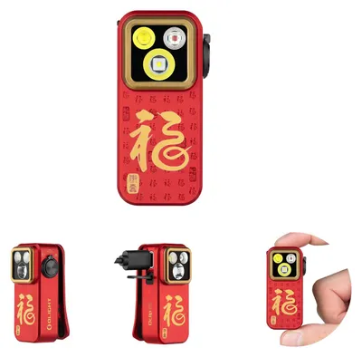 Imagen del producto de OLIGHT Oclip Pro: Mini linterna de bolsillo EDC con batería recargable, 500 lúmenes y alcance de 120 metros