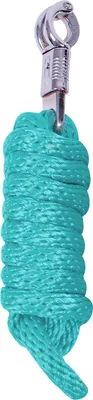 Produktbild von Anbindestrick QHP Führstrick mit Panikhaken ARBO-INOX® Farbe - türkis