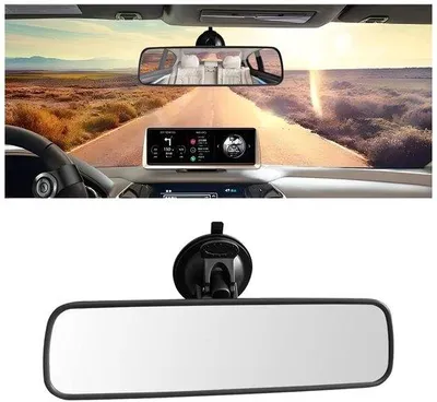 Produktbild von Universal 360°-Rückspiegel - Schwarz - Ohne Tote Winkel - Auto- und LKW-Rückspiegel