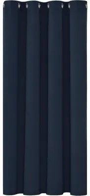 Produktbild von Verdunkelungsvorhang Blickdicht Lärmschutz Ösen 138x132 cm Dunkelblau 1 Stück
