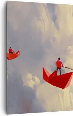 Produktbild von Bild auf Leinwand - Leinwandbild - Einteilig - Abstraktion modern - 80x120cm - Wand Bild - Wanddeko - Wandbilder - Leinwanddruck - Wanddekoration - Leinwand bilder - Wandbild - PA80x120-3832