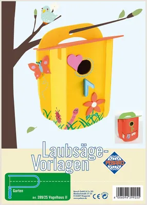 Produktbild von Pebaro Laubsägevorlage Vogelhaus