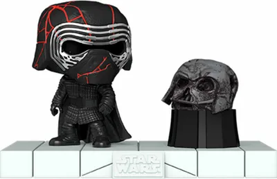Zdjęcie produktu dla Funko Pop! Deluxe - Kylo Ren z Hełmem Dartha Vadera, Figurki Star Wars