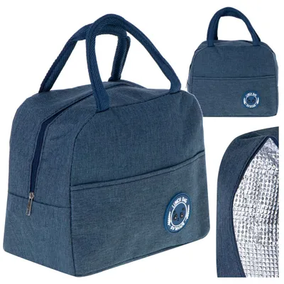 Image de Sac d'isolation thermique petit déjeuner déjeuner bleu
