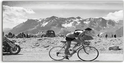 Produktbild von Coloray Acrylbild 140x70  Wandbild Acrylbilder Tour De France Frederico Bahomontes