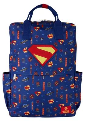 Zdjęcie produktu dla Loungefly plecak Marvel Superman 43cm nylon - premium jakościowy plecak szkolny