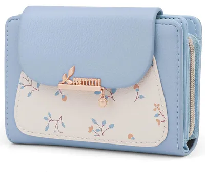 Image de Petit portefeuille en cuir synthétique pour femmes