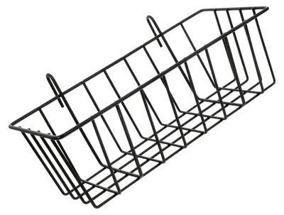 Imagen del producto de Cesta metálica colgante: organizador versátil para baño y cocina