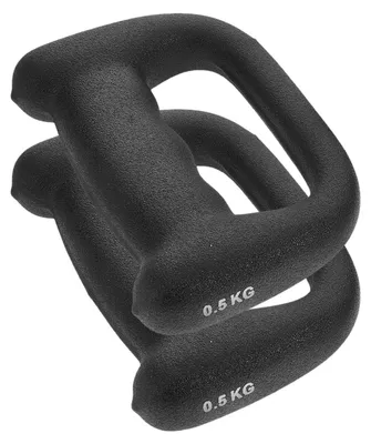Produktbild von Solidchoice – Set mit 2 D-förmigen Hantelscheiben für Boxen, 0,5 kg