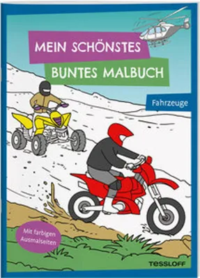 Produktbild von Mein schönstes buntes Malbuch. Fahrzeuge