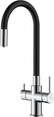 Produktbild von Avapax | Küchenarmatur - Chrom Glänzend - Flexibler Auslauf - Wasserfilteranschluss - Dapur Abda7517f2