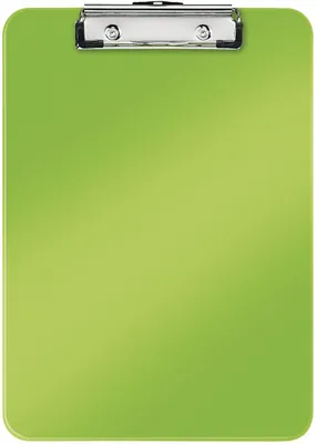 Produktbild von Klemmbrett WOW A4 Polystyrol grün mit Metallklemmmechanik für 75 Blatt