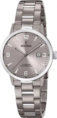 Produktbild von FESTINA F20436/2 Uhr Damenuhr Titan Datum Grau