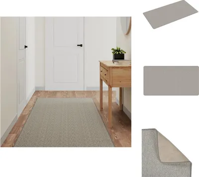 Produktbild von vidaXL Teppichläufer Sisal-Optik Taupe 80x150 cm -  Teppiche