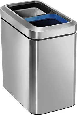 Zdjęcie produktu dla simplehuman CW1470, 20 l, Prostokątny, Stal nierdzewna, Stal nierdzewna, 220 mm, 425 mm