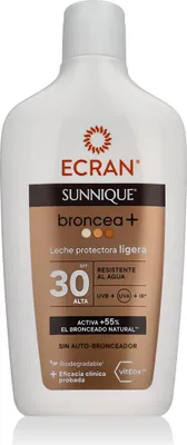 Produktbild von Ecran® Sunnique® Broncea+ Protective Milk SPF 30 370 ml