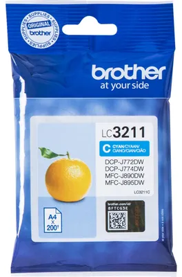 Image de Patrone Brother LC-3211C DCP-J772/4DW, MFC-J890DW