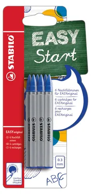 Immagine prodotto di Stabilo - Rollerpenvalling Easyoriginal F Blue | Oompoot di un blaster 10 x 6 pezzi