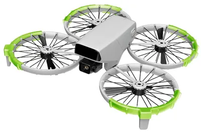 Produktbild von Für DJI Flip Drohne TPU Aufprall Propellerschutz Anti Kollision Zubehör Grün