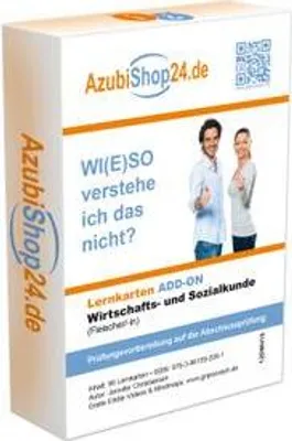 Obrázek produktu pro Lernkarten Wirtschafts- und Sozialkunde Fleischer/-in Prüfungsvorbereitung