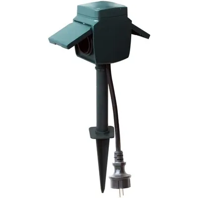 Produktbild von Gartensteckdose - CHACON - 9960 - 2 x 16 A - 2 m (FR)