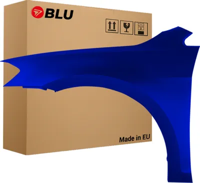Immagine prodotto di BLU Parafango compatibile con VW Volkswagen Golf VII 7 LIFT LD5K Sinistra Blau LapizBlau | 2017- | Anteriore | Verniciato | Pronto per il montaggio | Acciaio