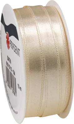 Produktbild von Satinband, 10 mm, Rolle à 10 m Creme