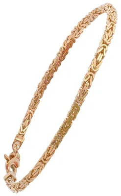 Produktbild von Goldkette Königskette Länge 19cm - Breite 2,5mm - 750-18 Karat Gold